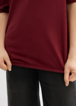 Online Camiseta de algodón orgánico puro Mujer Camisetas|Novedades
