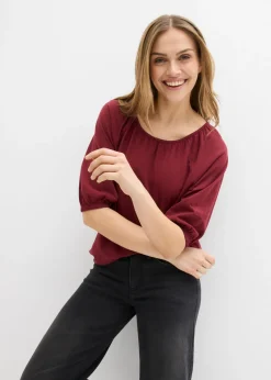 Online Camiseta de algodón orgánico puro Mujer Camisetas|Novedades