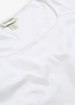 Best Camiseta de algodón orgánico pesado Mujer Básicos|Camisetas