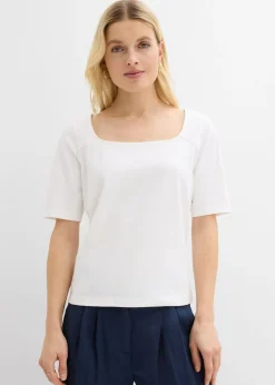 Best Camiseta de algodón orgánico pesado Mujer Básicos|Camisetas