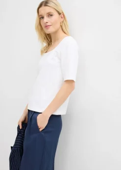 Best Camiseta de algodón orgánico pesado Mujer Básicos|Camisetas