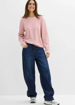 Discount Camiseta de algodón orgánico puro con manga larga Mujer Básicos|Camisetas