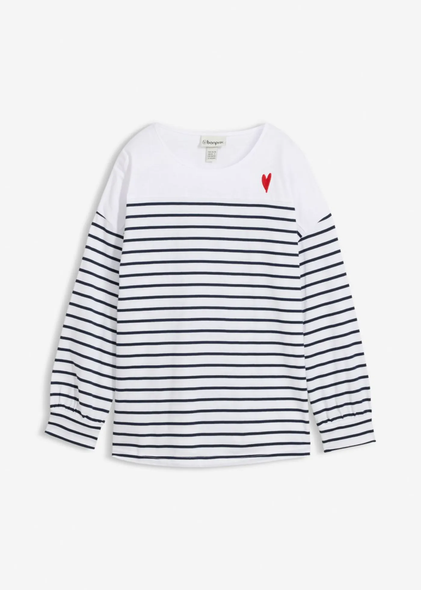 Camiseta de algodón orgánico puro con manga larga Mujer Camisetas