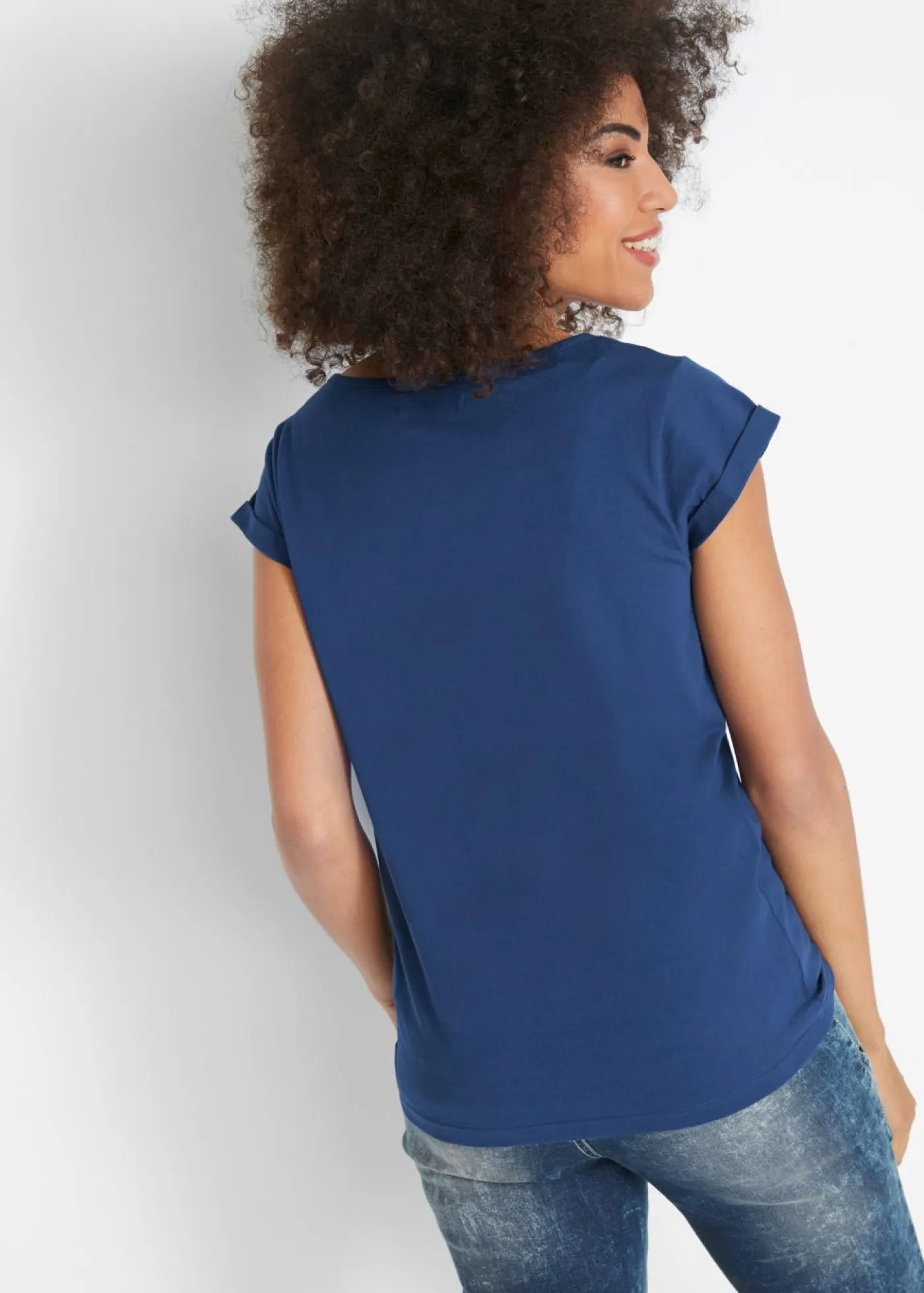 Outlet Camiseta de algodón puro Mujer Básicos|Camisetas