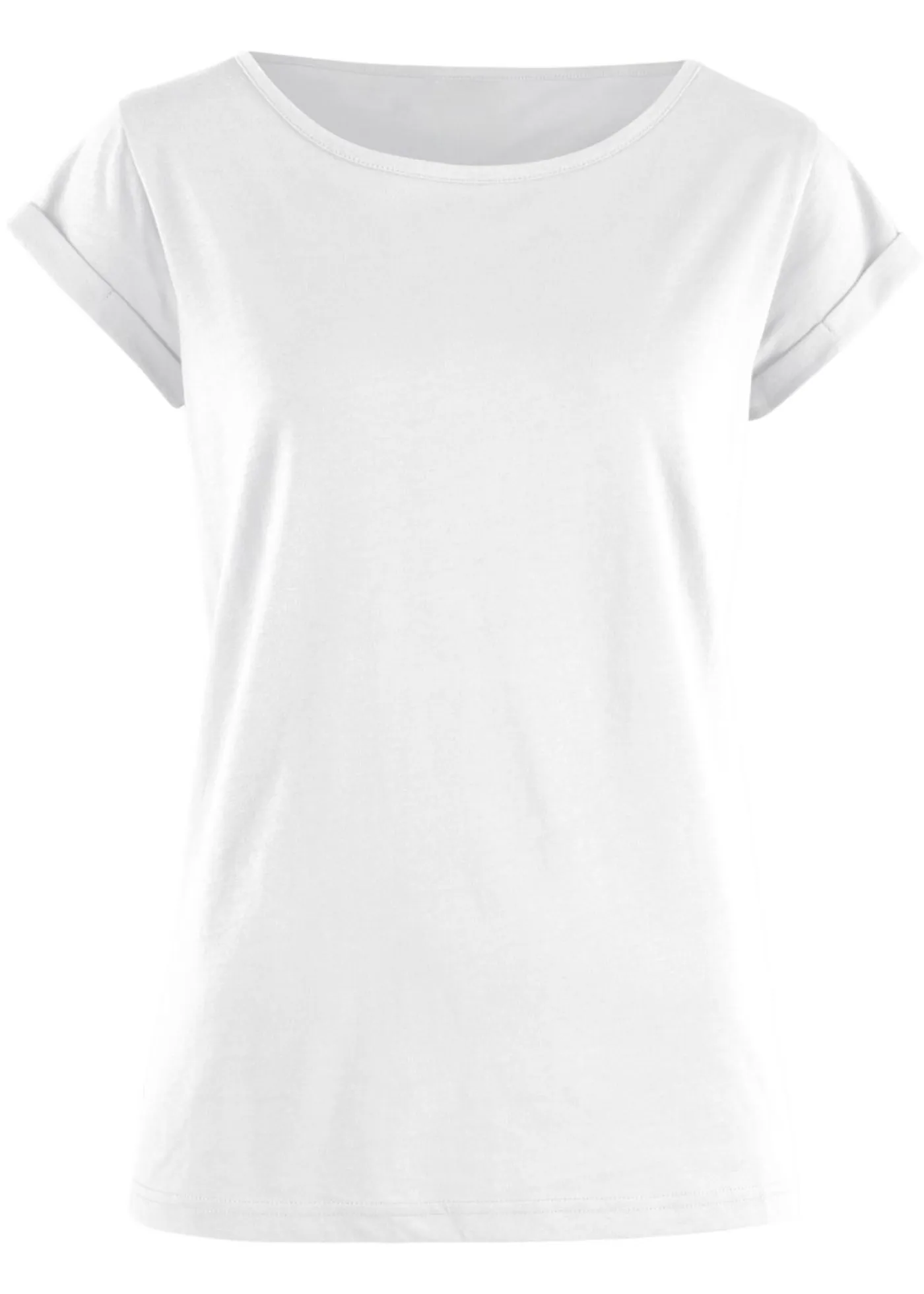 New Camiseta de algodón puro Mujer Básicos|Camisetas