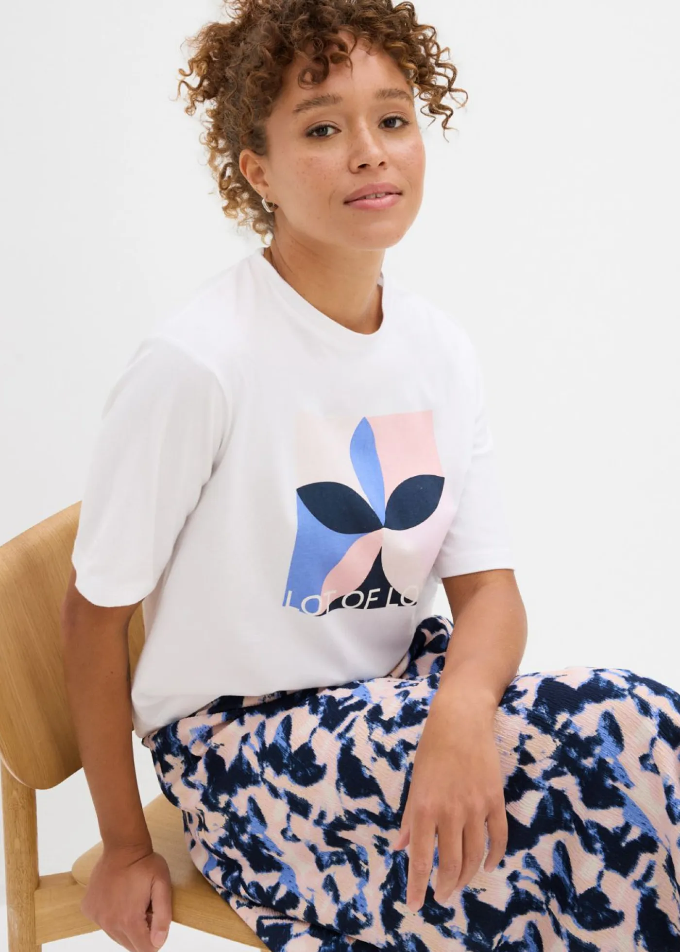 Camiseta de algodón puro Mujer Camisetas