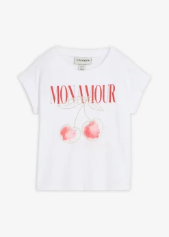 Discount Camiseta de algodón puro Mujer Camisetas|Novedades