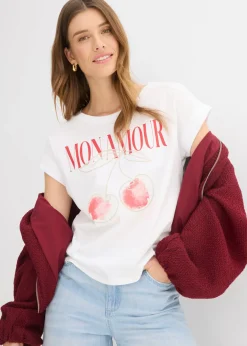 Discount Camiseta de algodón puro Mujer Camisetas|Novedades