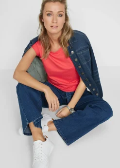 Best Camiseta de algodón puro Mujer Básicos|Camisetas