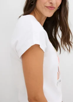 Best Camiseta de algodón puro Mujer Camisetas|Novedades