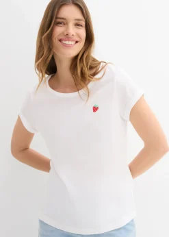 Best Camiseta de algodón puro Mujer Camisetas|Novedades