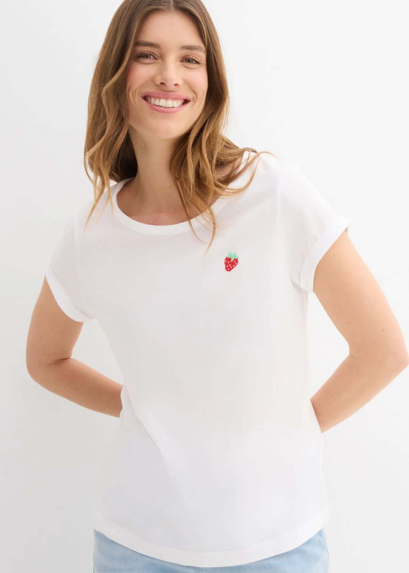 Best Camiseta de algodón puro Mujer Camisetas|Novedades