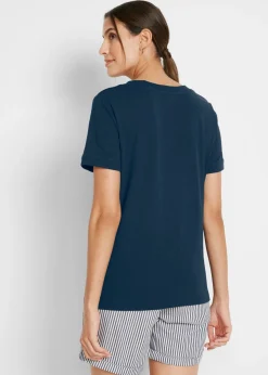 Hot Camiseta de algodón puro Mujer Básicos|Camisetas