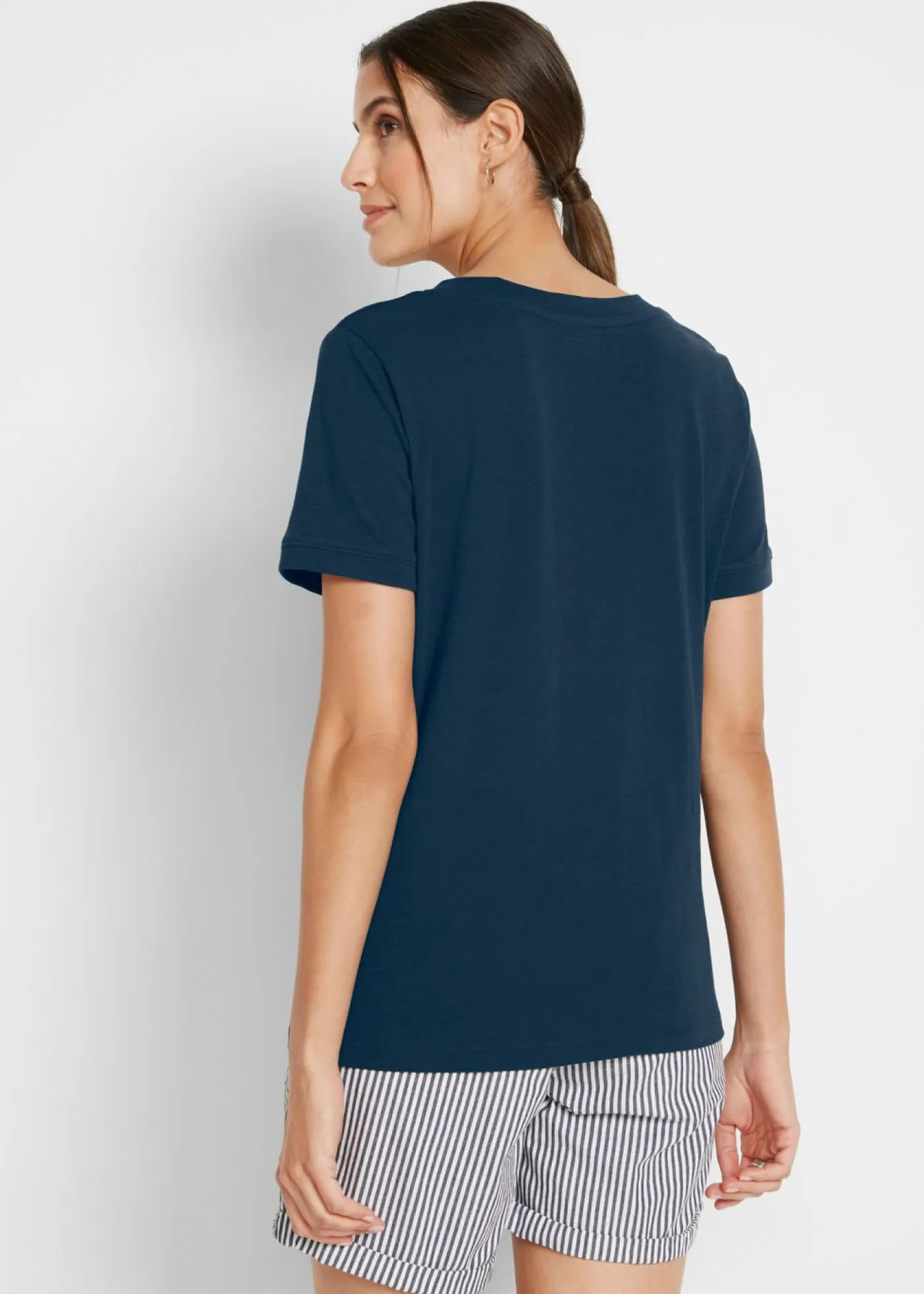 Hot Camiseta de algodón puro Mujer Básicos|Camisetas