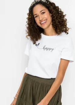 Hot Camiseta de algodón puro Mujer Camisetas|Novedades