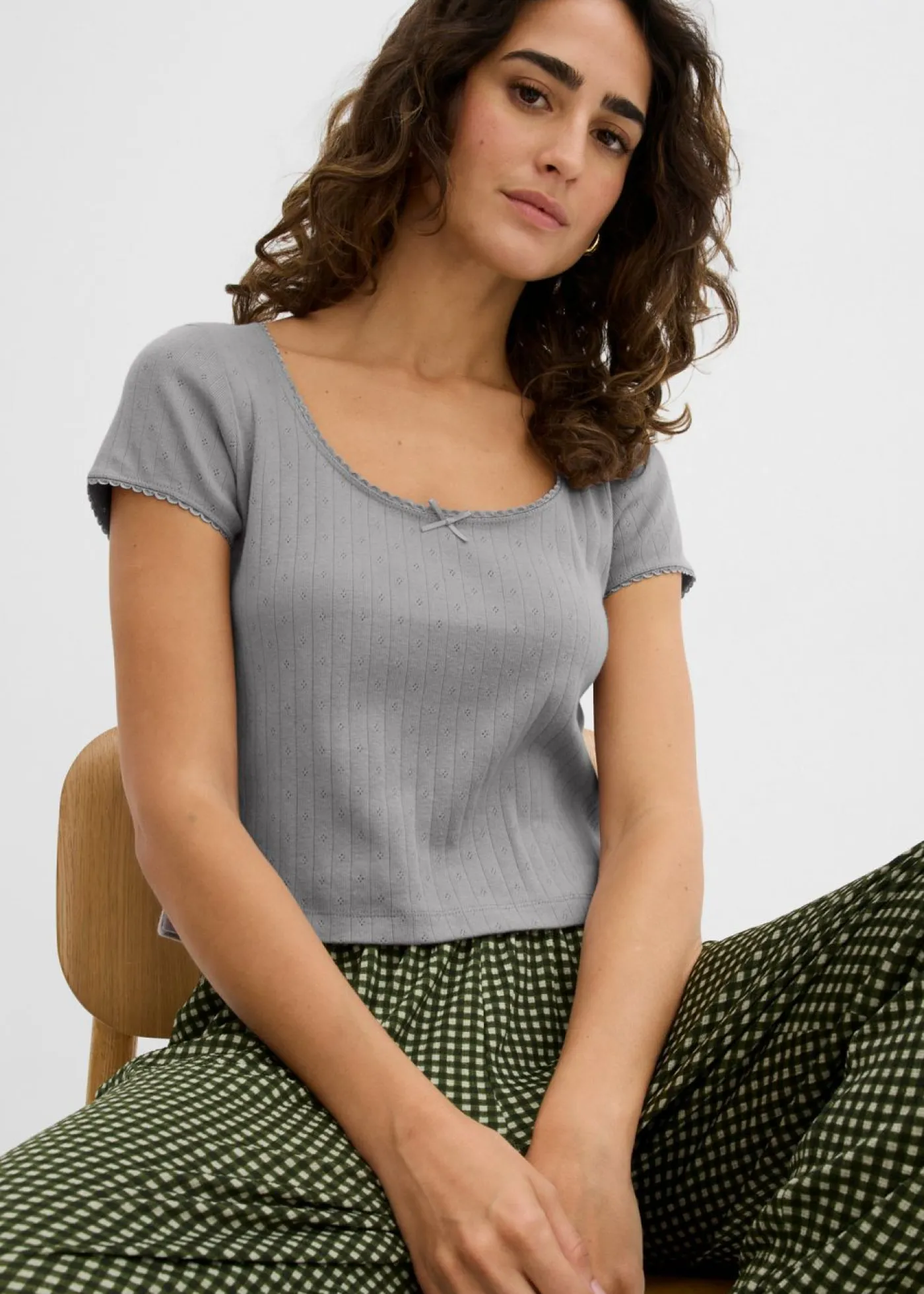 Online Camiseta de algodón puro Mujer Camisetas