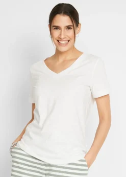 Outlet Camiseta de algodón puro Mujer Básicos|Camisetas