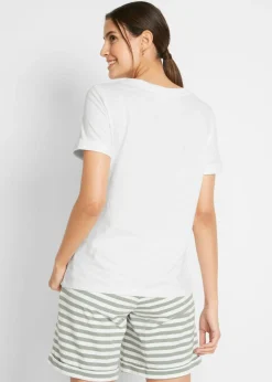 Outlet Camiseta de algodón puro Mujer Básicos|Camisetas