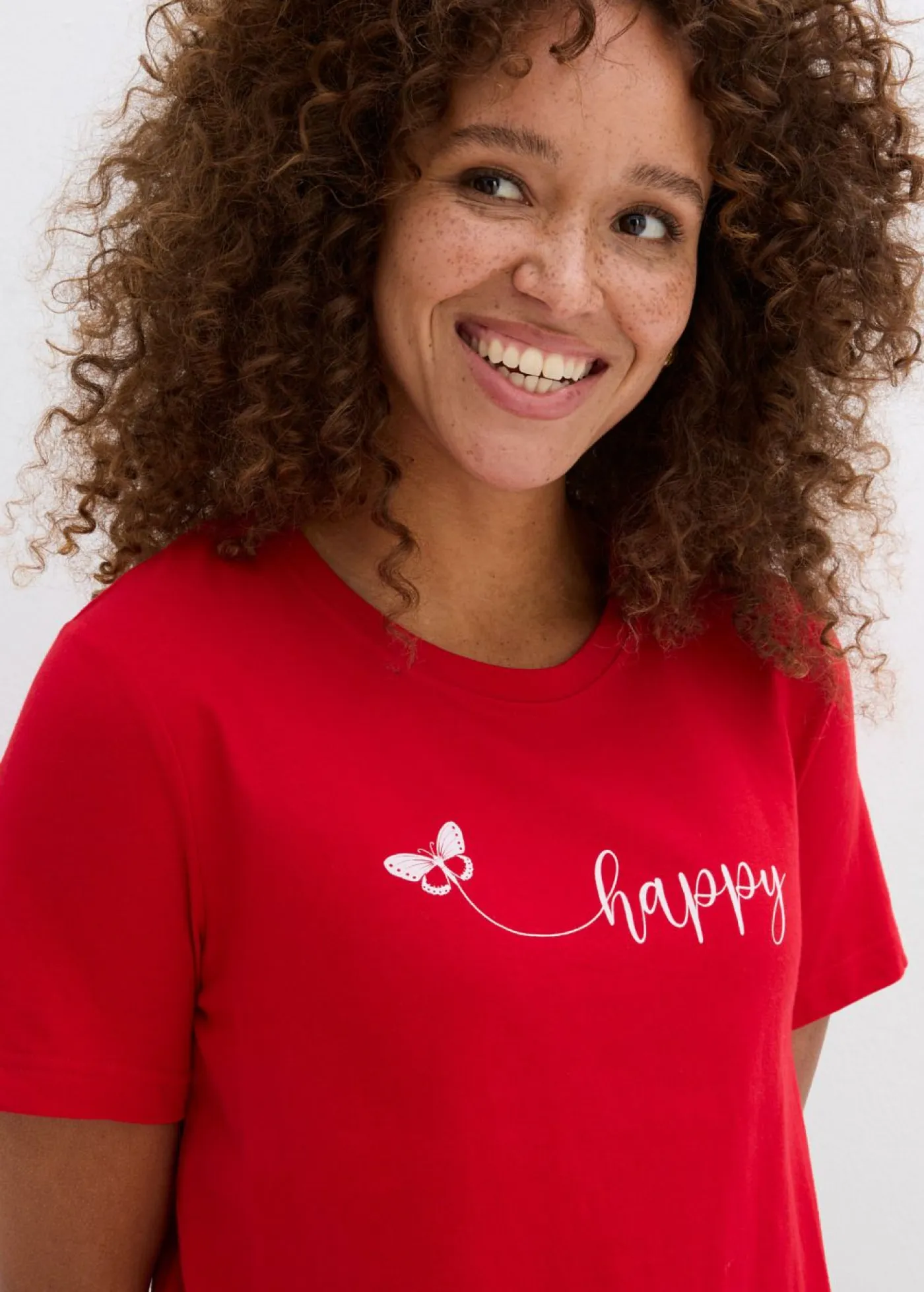 Clearance Camiseta de algodón puro Mujer Camisetas|Novedades