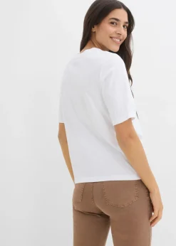 Hot Camiseta de algodón puro Mujer Básicos|Camisetas