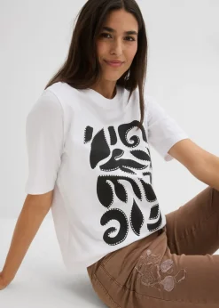 Hot Camiseta de algodón puro Mujer Básicos|Camisetas