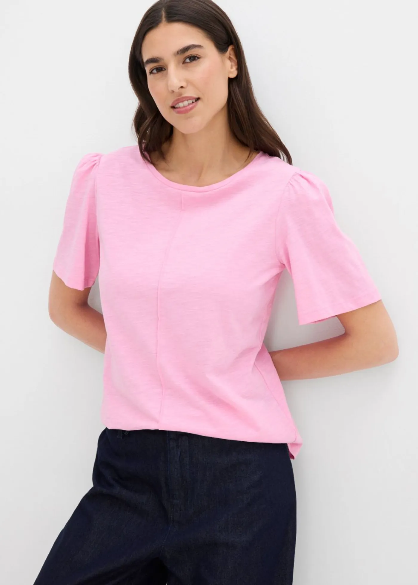 Camiseta de algodón puro Mujer Camisetas|Novedades