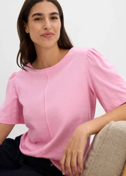 Camiseta de algodón puro Mujer Camisetas|Novedades