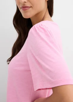 Camiseta de algodón puro Mujer Camisetas|Novedades