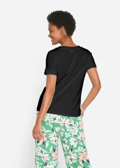 Camiseta de algodón puro Mujer Básicos|Camisetas
