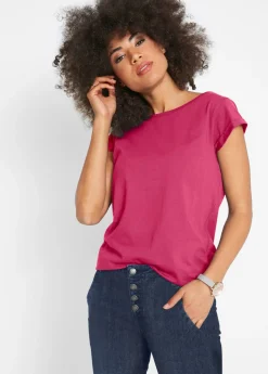Outlet Camiseta de algodón puro Mujer Básicos|Camisetas