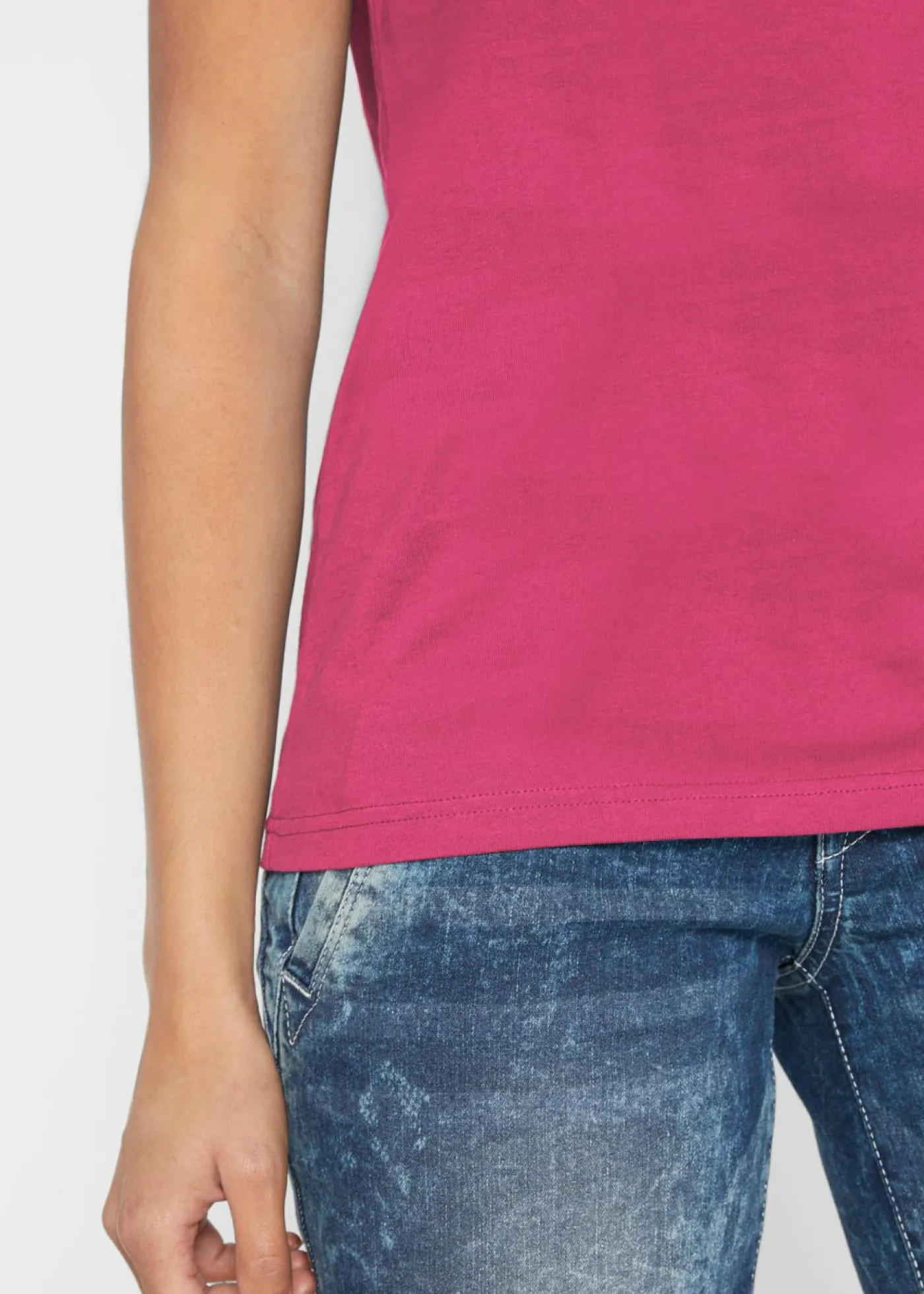 Outlet Camiseta de algodón puro Mujer Básicos|Camisetas