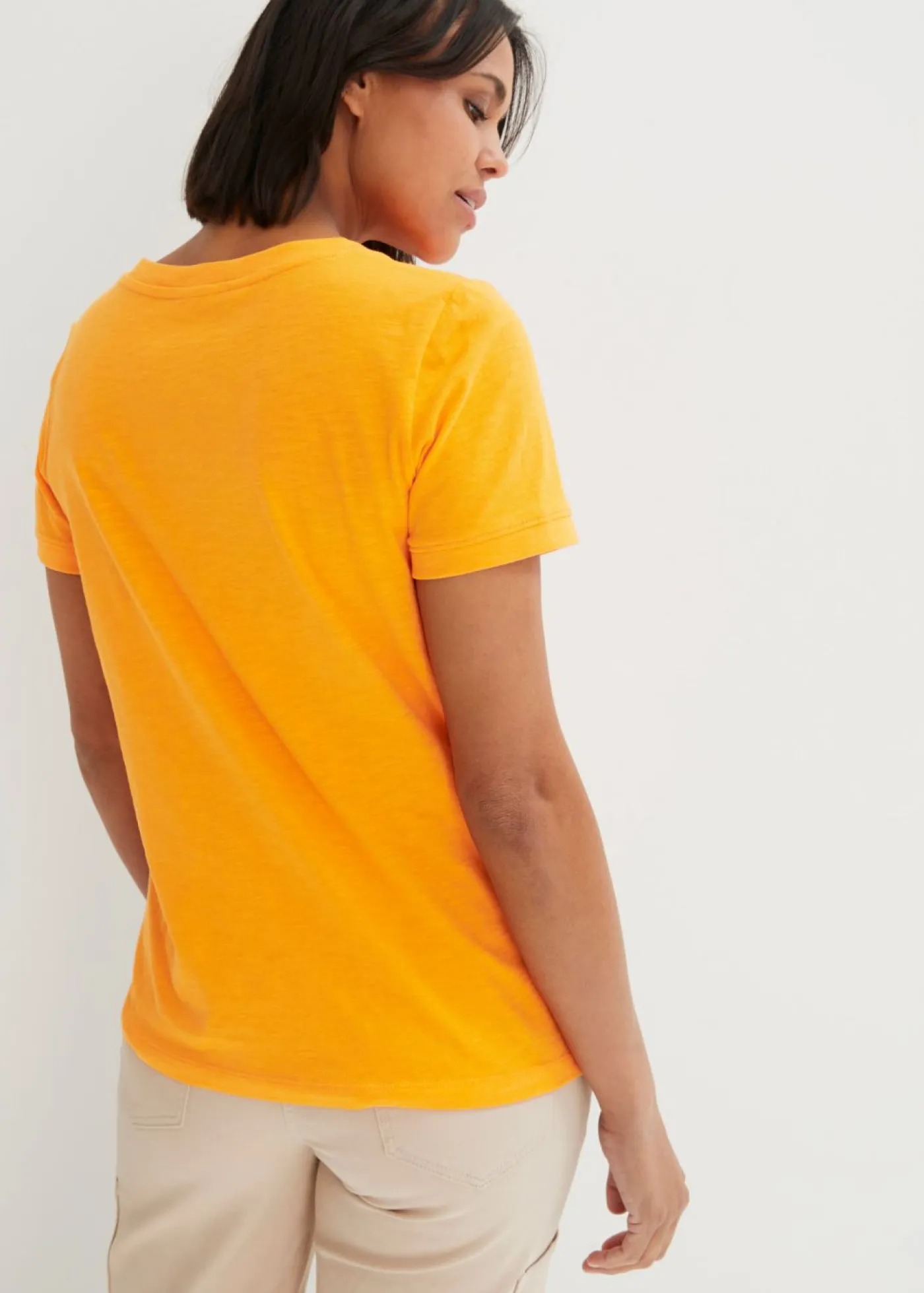 Sale Camiseta de algodón puro Mujer Básicos|Camisetas