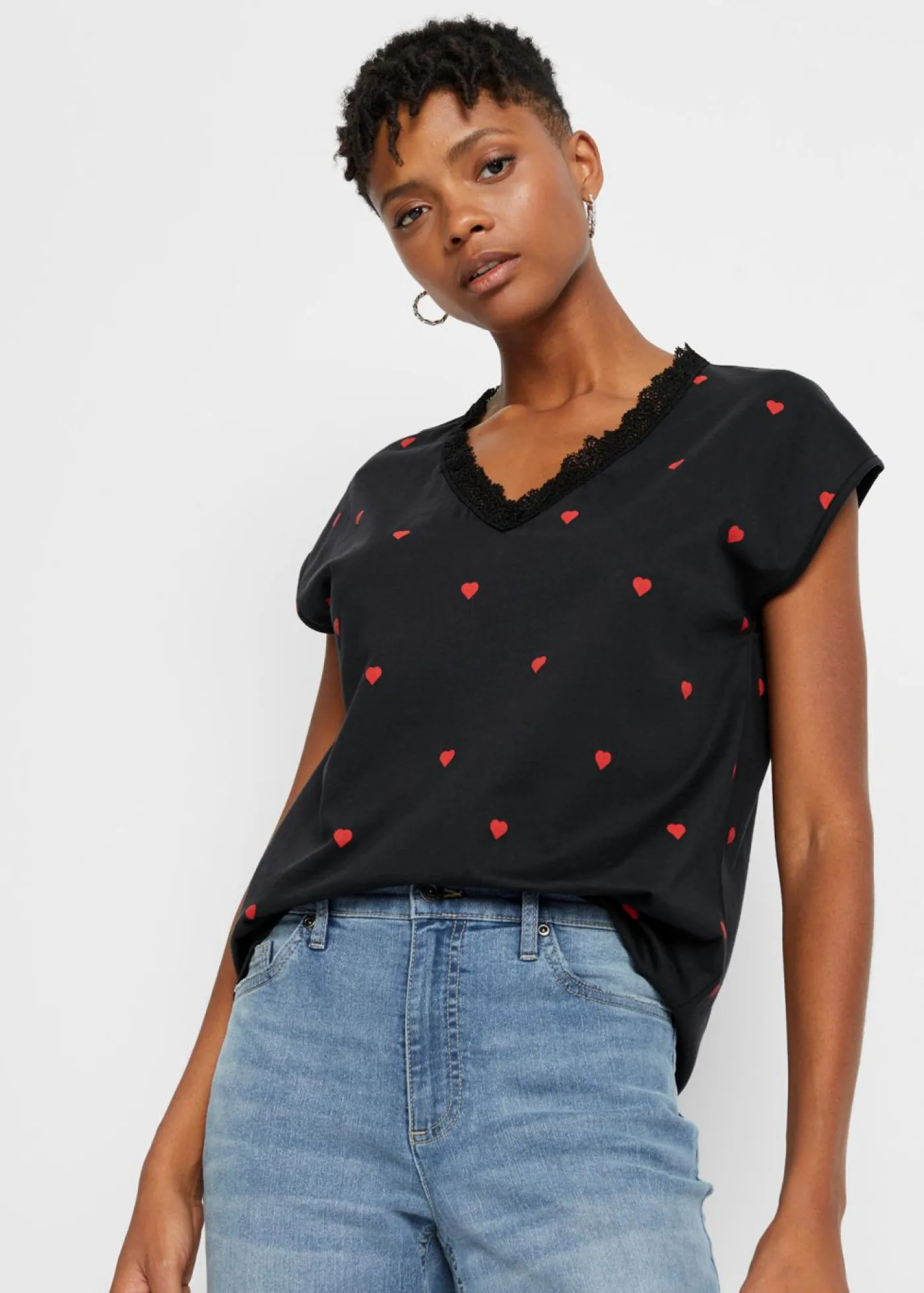 Sale Camiseta de algodón puro Mujer Camisetas|Novedades