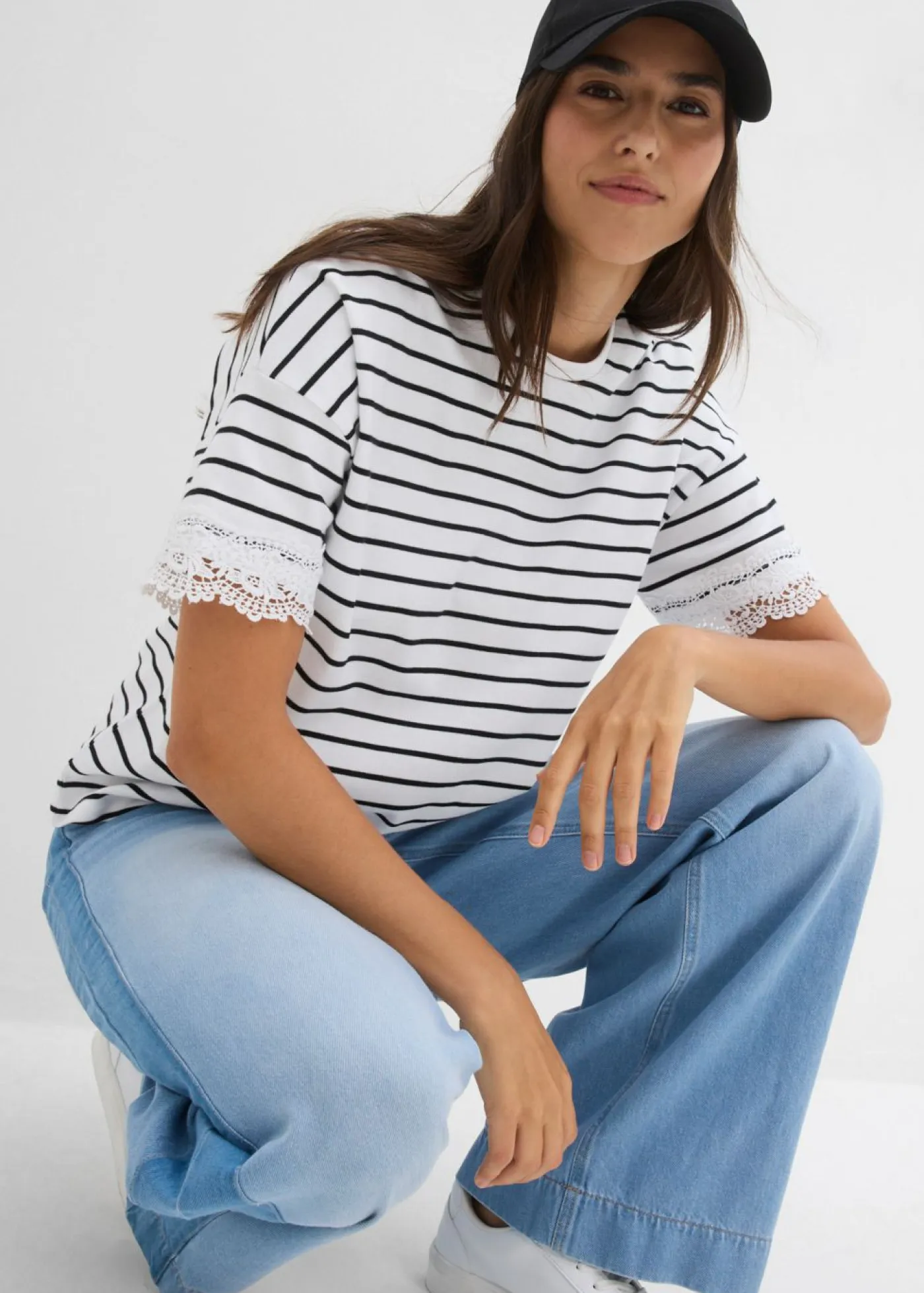 Camiseta de algodón puro Mujer Camisetas|Novedades