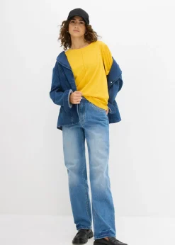 Outlet Camiseta de algodón puro Mujer Camisetas|Novedades