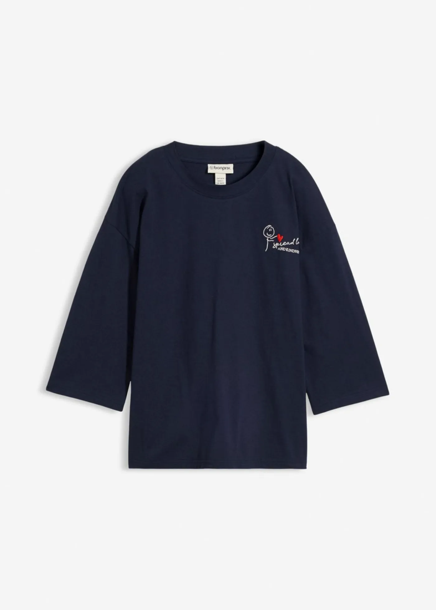 Camiseta de algodón puro con corte boxy Mujer Camisetas