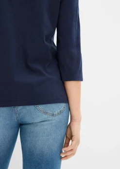 Camiseta de algodón puro con corte boxy Mujer Camisetas