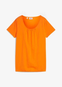 Outlet Camiseta de algodón puro con manga corta Mujer Camisetas