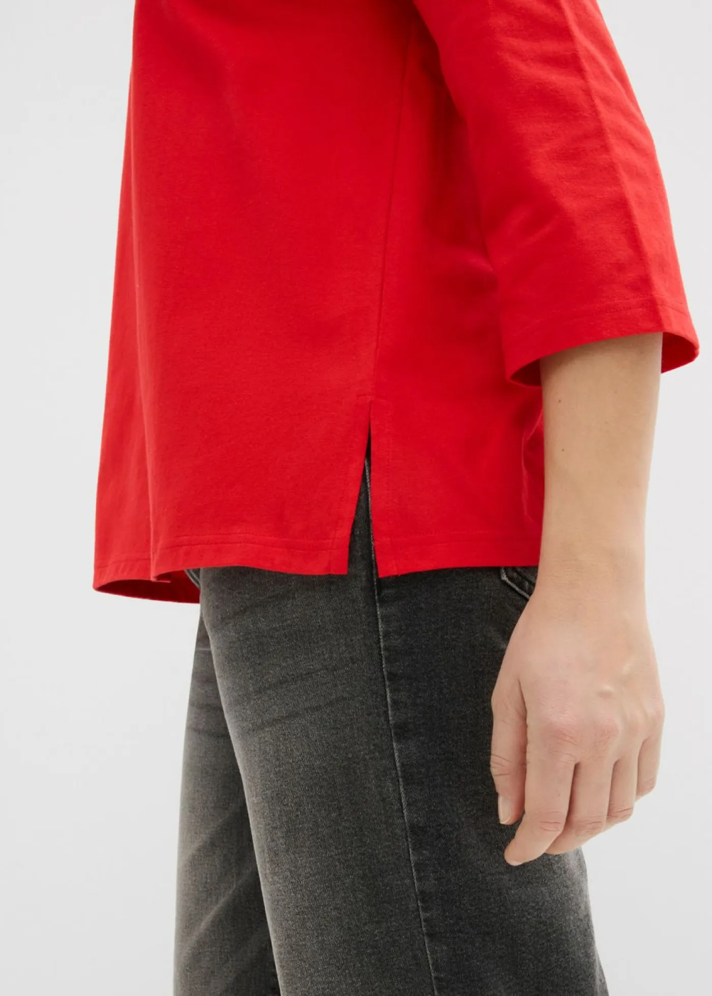 Clearance Camiseta de algodón puro con corte boxy Mujer Camisetas