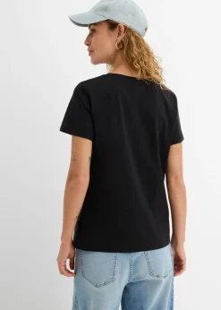 Hot Camiseta de algodón puro con manga corta (2 unidades) Mujer Básicos|Camisetas