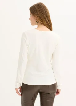 Hot Camiseta de canalé Mujer Camisetas