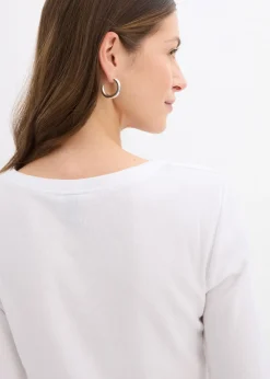 Hot Camiseta de canalé con algodón orgánico (2 unidades) Mujer Básicos|Camisetas