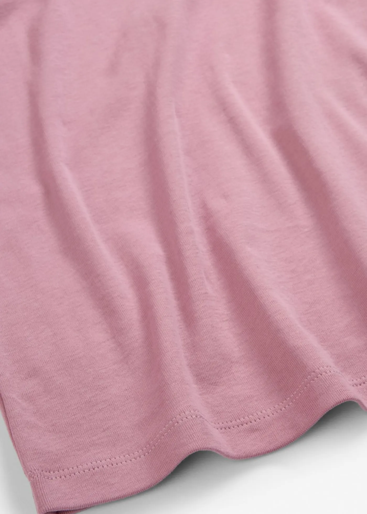 New Camiseta de canalé de algodón puro Mujer Básicos|Camisetas