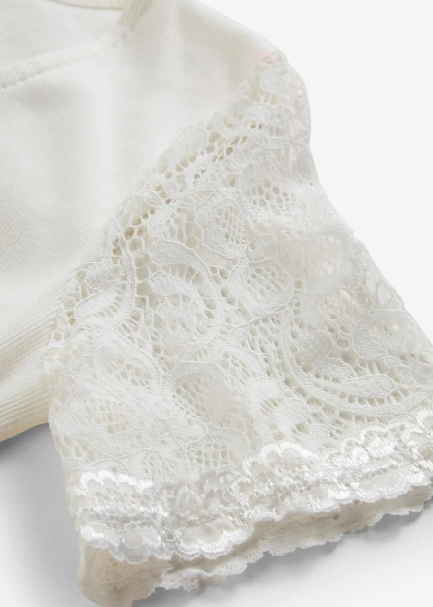 Sale Camiseta de canalé de algodón Mujer Camisetas
