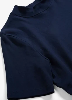 Discount Camiseta de canalé de algodón puro Mujer Básicos|Camisetas