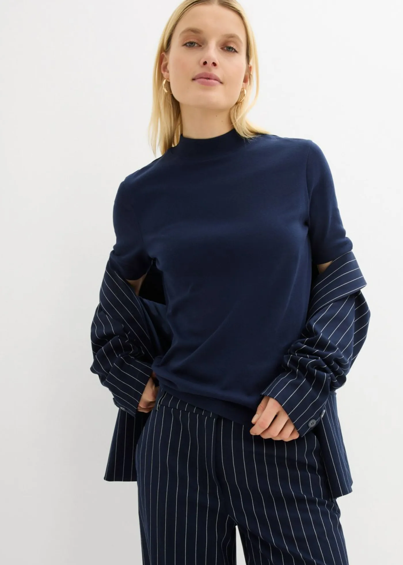 Discount Camiseta de canalé de algodón puro Mujer Básicos|Camisetas