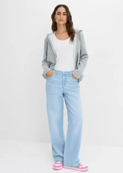 Clearance Camiseta de canalé de algodón orgánico puro (2 unidades) Mujer Básicos|Camisetas