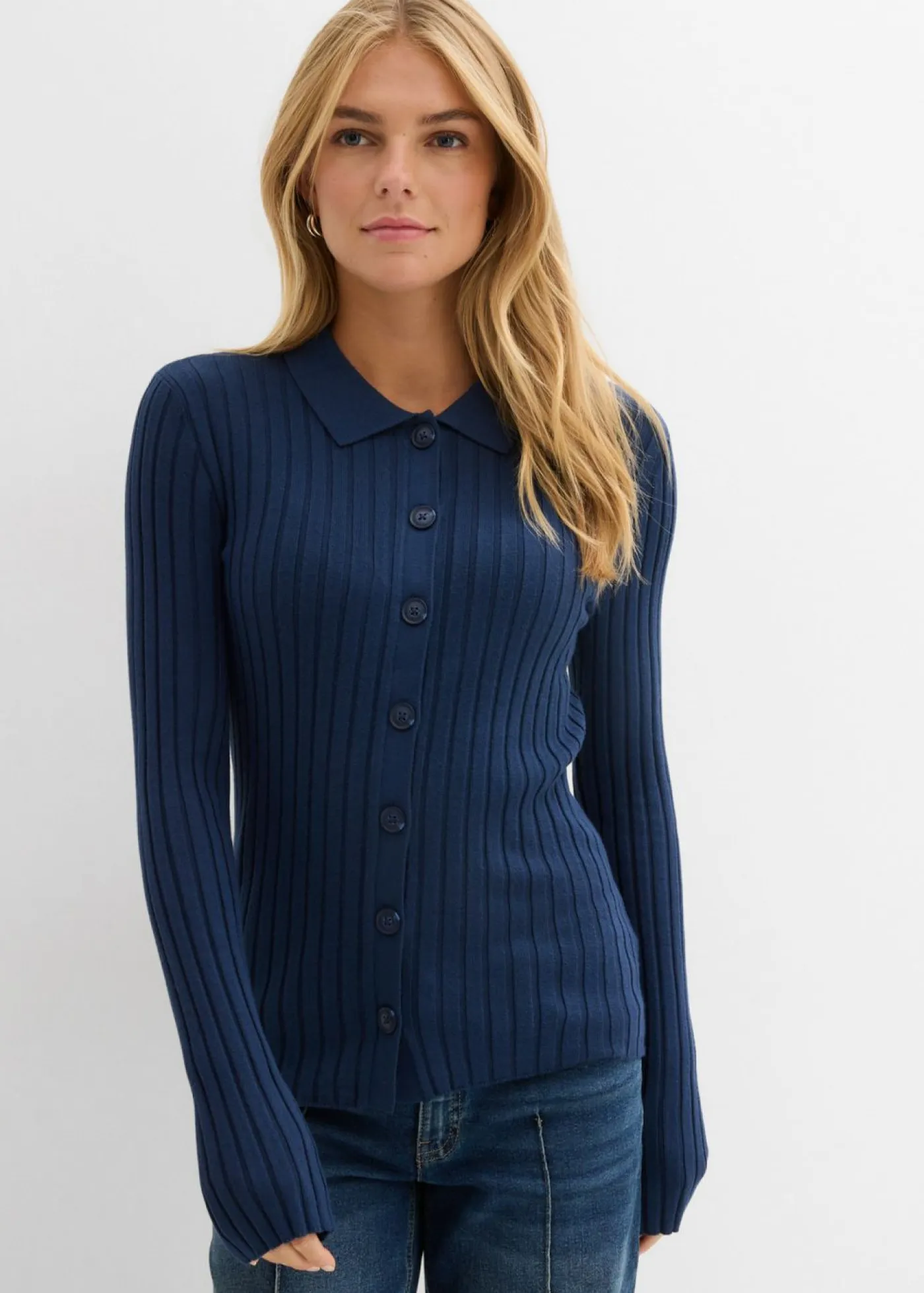 Camiseta de canalé de mezcla de viscosa fluida Mujer Camisetas