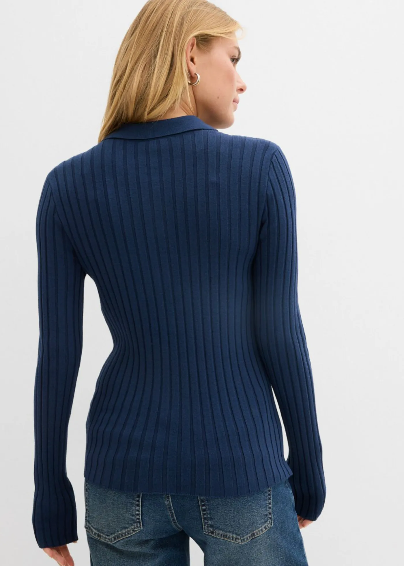 Camiseta de canalé de mezcla de viscosa fluida Mujer Camisetas