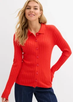 Sale Camiseta de canalé de mezcla de viscosa fluida Mujer Camisetas
